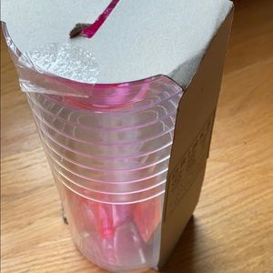 Plastic martini glasses